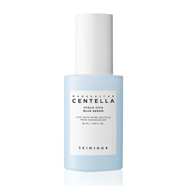 SKIN1004 Madagascar Centella Hyalu-Cica Blue Serum veido serumas su hialuronu ir centele